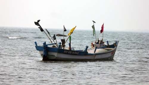 Fishing Boat Boat Ship Fishing Water Sea Ocean