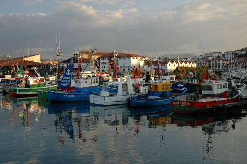 Fishing Boats Port Basque Country