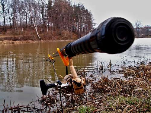 Fishing Rod Pond Fishing Rods Forks Fishing Water