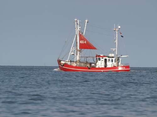 Fishing Vessel Shrimp North Sea Cutter East Frisia