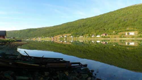 Fjord Norway Landscape Forest