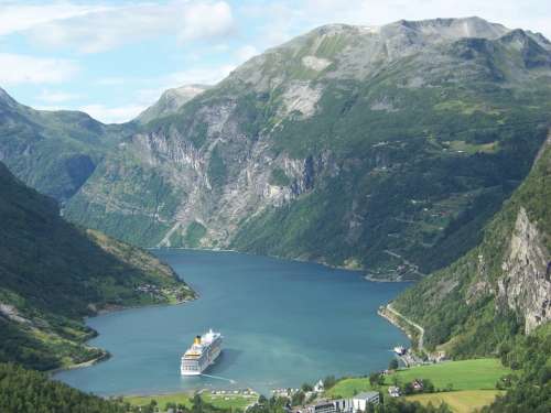 Fjord Norway Nature Landscapes