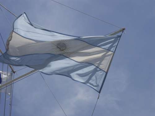 Flag Argentina Flag Sky Nation