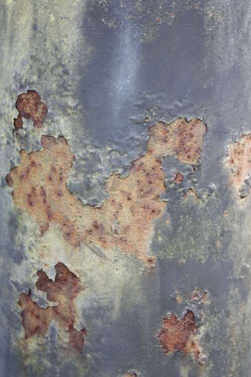 Flaking Rust Paint Texture Background Damaged Old