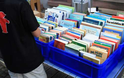Flea Market Books Box Browse Search Antiquariat