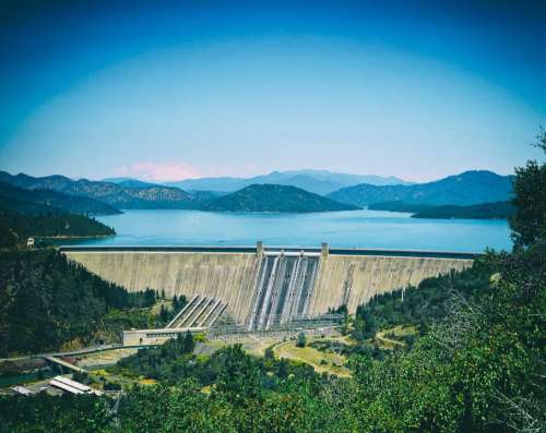 Fontana Dam North Carolina River Lake Water