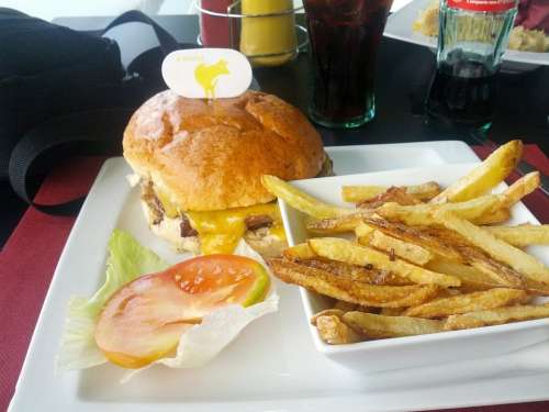 Food Lunch Eat Hamburger Delicacy Meat