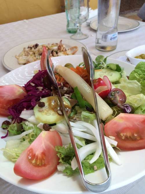Food Salad Restaurant Eat Drink
