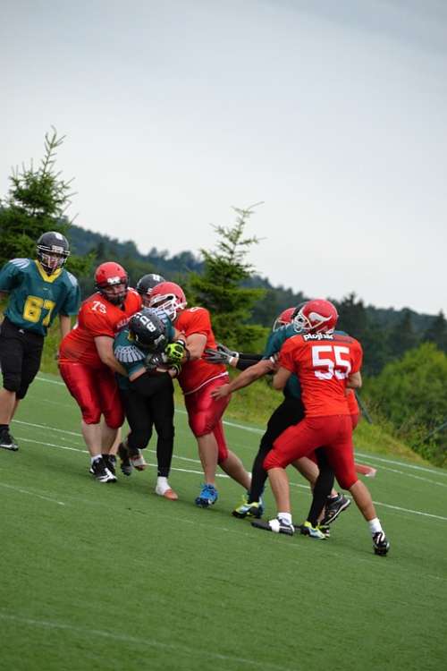 Football American Football Cooperation Toil