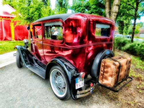 Ford 1930 Car Auto Automobile Travel