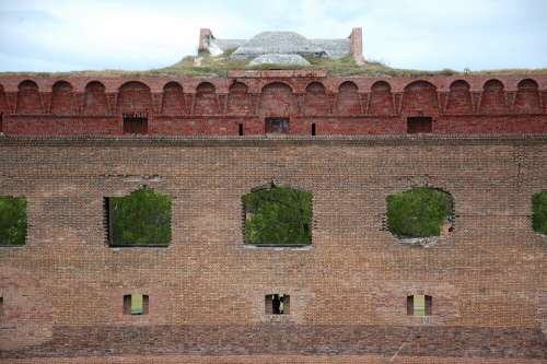 Fort Jefferson Bricks Wall Outside