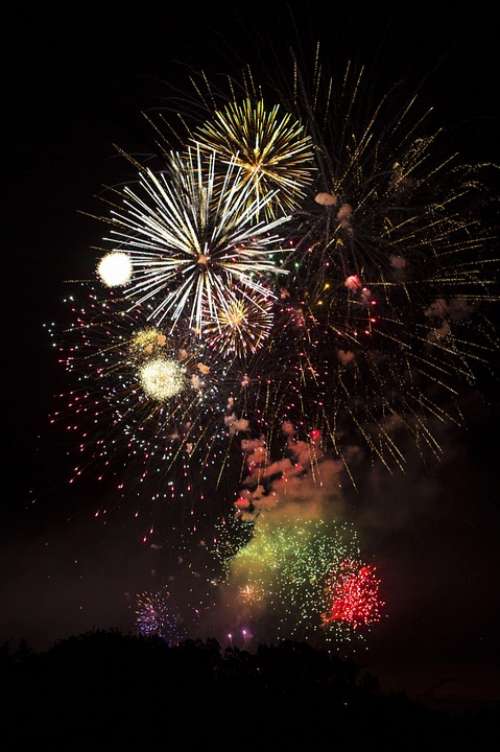 Forth July Fireworks Firecrackers Celebration