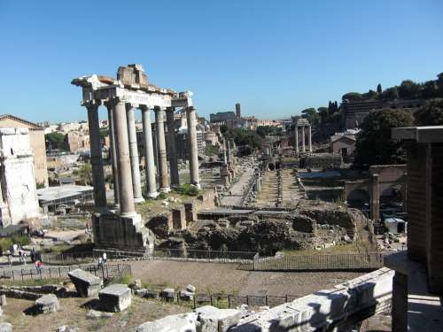 Forum Rome Italy Roman Foro Romano Romans Old