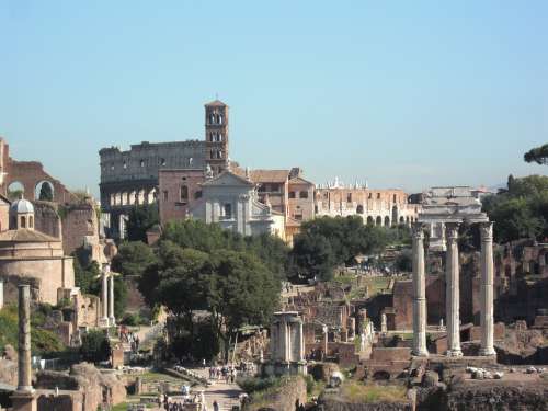 Forum Rome Italy Roman Foro Romano Romans Old