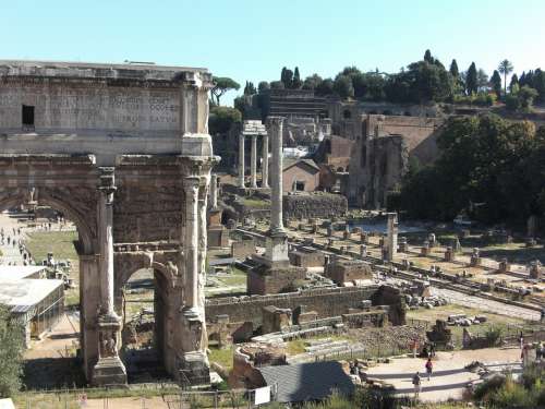 Forum Rome Italy Roman Foro Romano Romans Old