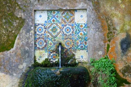Fountain Water Flow Tile Old
