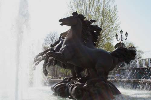 Fountain Alexander Gardens Moscow