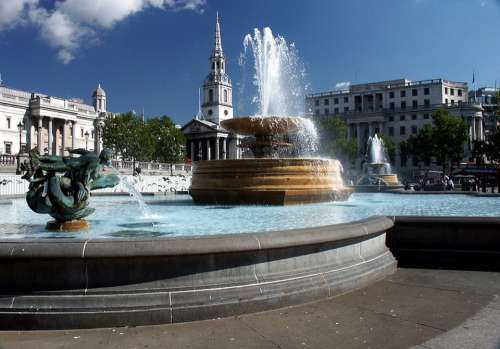 Fountain London Britain English British City
