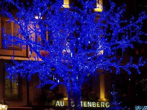 France City Lights Lighting Christmas Holiday