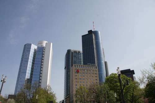 Frankfurt City Skyline Architecture