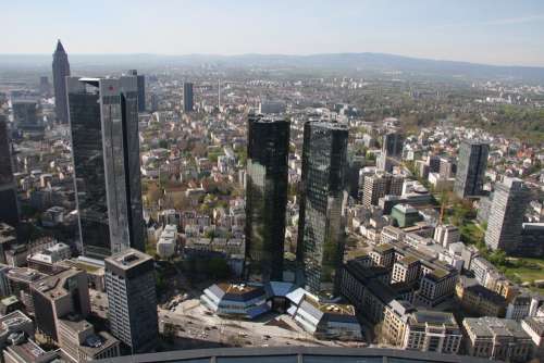 Frankfurt City Skyline Architecture