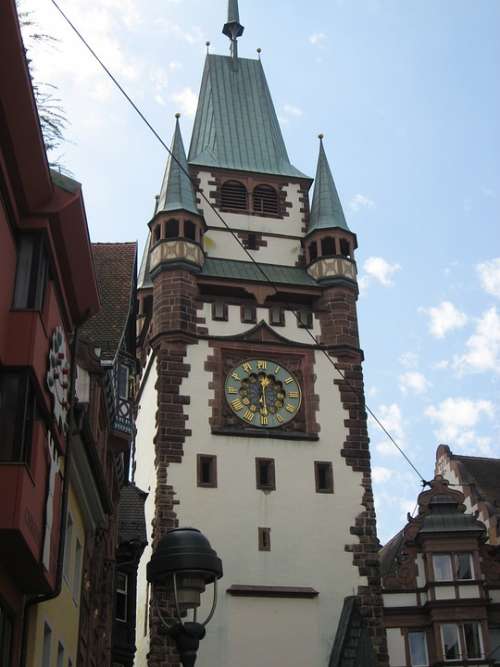 Freiburg City Cityscape Architecture Building