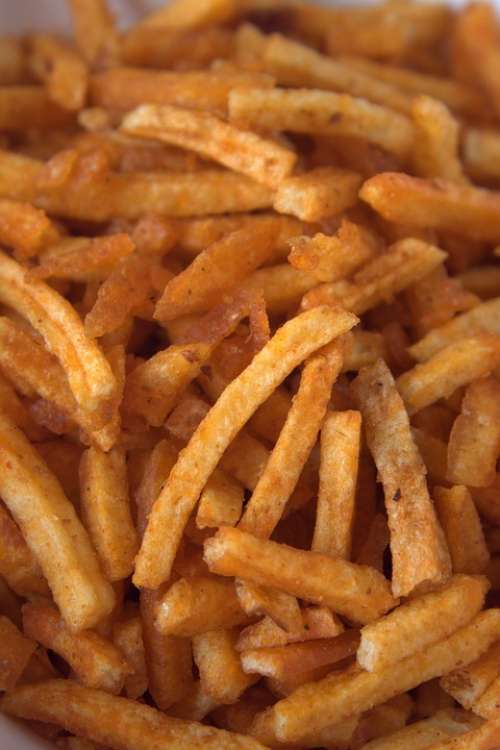 French Fries Chips Snack Fast Food Fried Potatoes