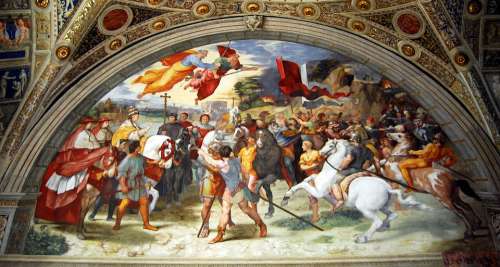 Fresco Vatican Vatican Museums Eleodoro Room