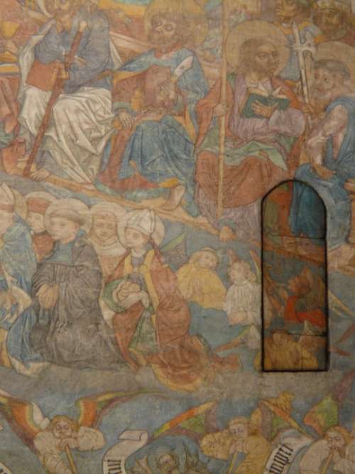 Fresco The Most Recent Court Ulm Cathedral Mural