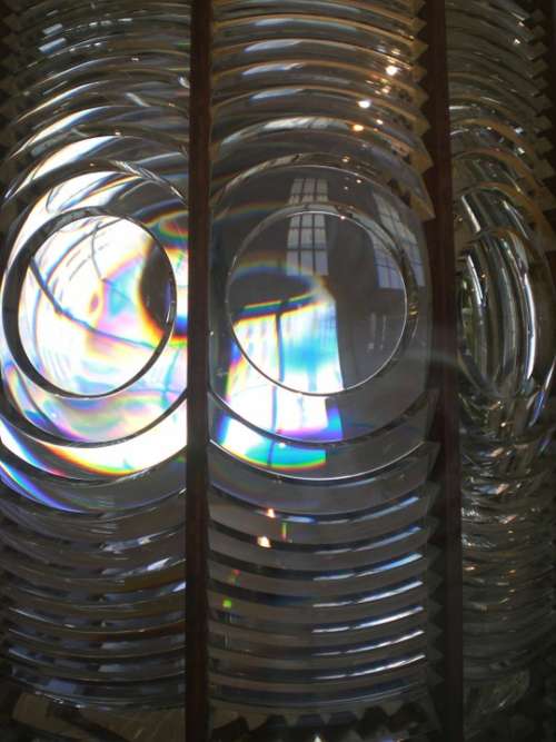 Fresnel Lens Lighthouse Nautical
