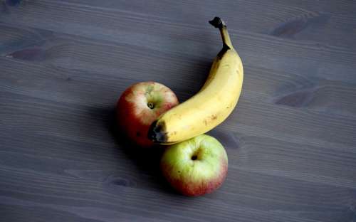 Fruits Banana Food Vitamin Tropical Apple