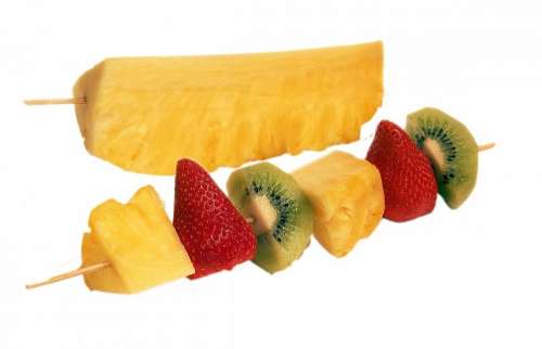 Fruits Fruit Skewer Fruit Sweet Delicious Healthy