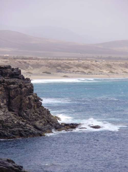 Fuerteventura Spain El Cotillo Scenery Calm Canary