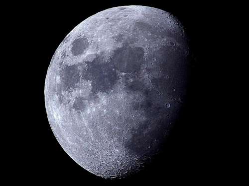 Full Moon Night Moon Craters Satellite Astronomy