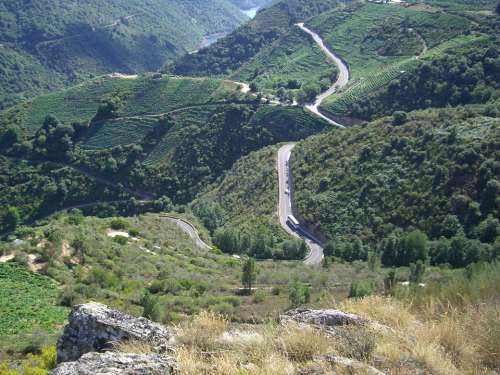 Galicia Mountain Nature Ribeira Sacra Landscapes