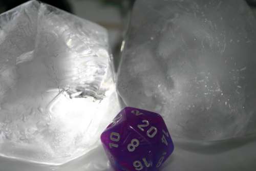 Gaming Ice Dice Game Playing Luck Cube Roll