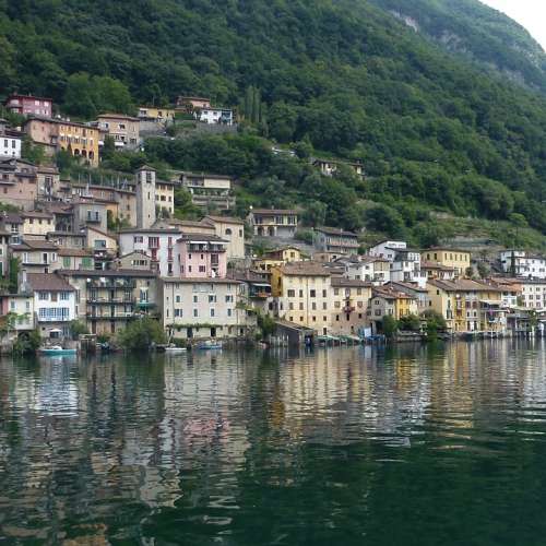 Gandria Ticino Switzerland Fishing Village