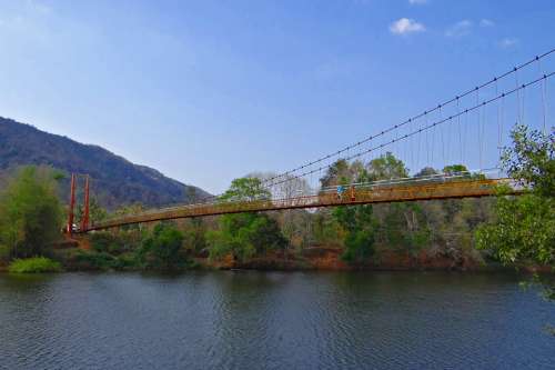 Gangavali River Hanging Bridge Scenic Greenery