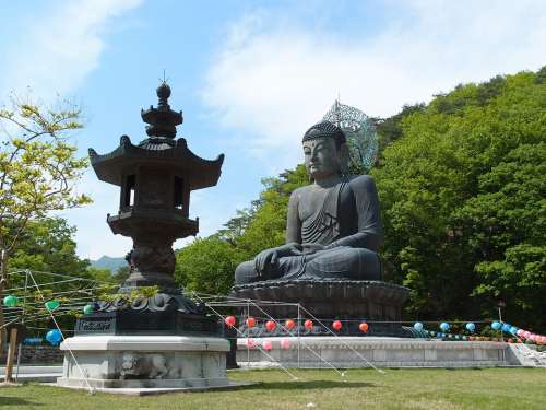 Gangwon Do Sokcho Mt Seoraksan Sinheungsa Buddha