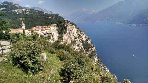 Garda Lake Italy Landscape Mountains