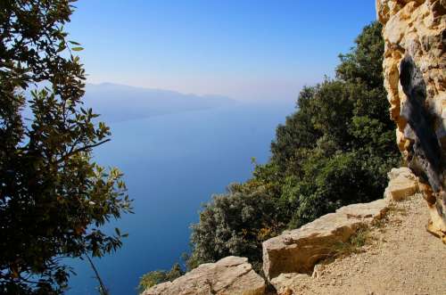Garda Lake Italy Landscape Montecastello