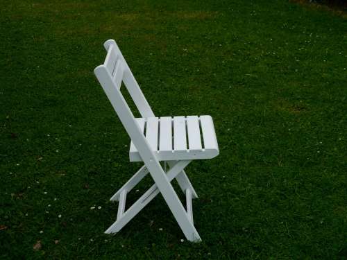 Garden Chair Chair Garden White Wood