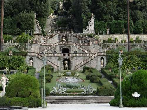Garden Of Villa Garzoni Tuscany Collodi Italy