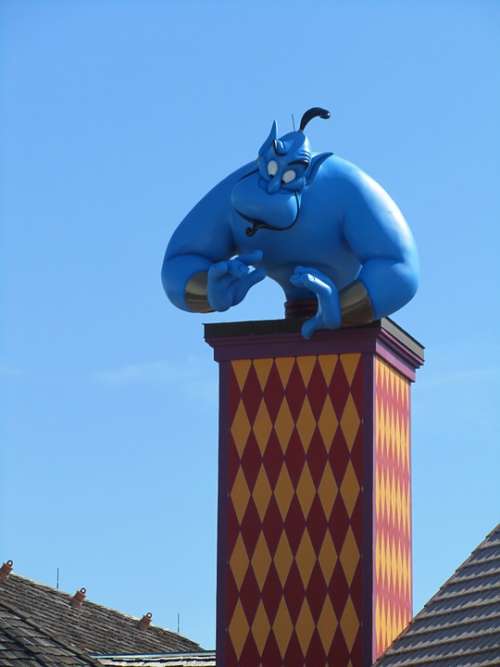 Genie Aladdin Disney Disneyland Magic Fantasy