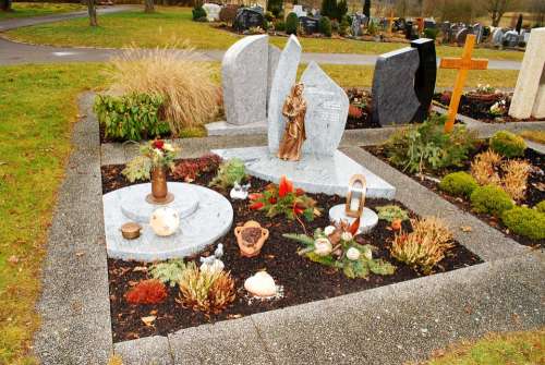German Grave Cemetery Headstone Gravestone