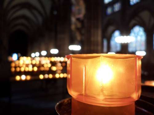 Germany Cathedral Candlelight