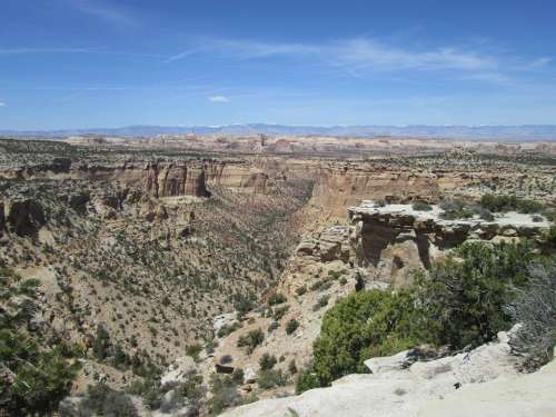 Ghost Rock Canyon Utah Usa Landscape Scenic Desert