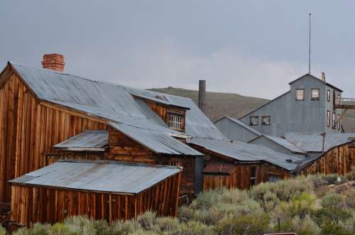 Ghost Town Bodie Rustic Historic Mine