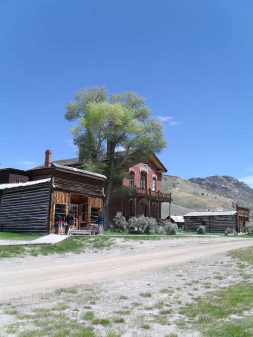 Ghost Town House Old Town Abandoned Mining Lonely