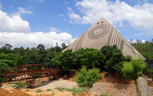 Giant Pyramid Meditation Yoga Pyramid Valley